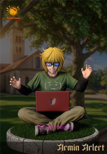 Statua modellino armin arlert - statua,